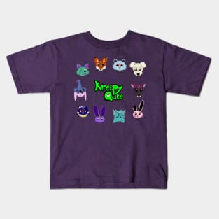 The KreepyQute Gang: a collection of undead animals Kids T-Shirt